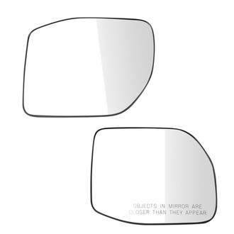 TRQ® - Driver and Passenger Side View Mirror Glass Set
