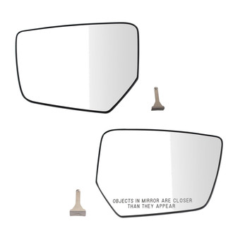 TRQ® - Driver and Passenger Side View Mirror Glass Set