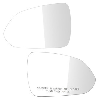 TRQ® - Driver and Passenger Side View Mirror Glass Set
