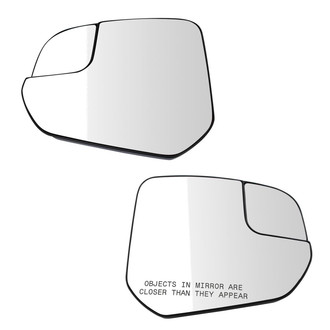 TRQ® - Driver and Passenger Side View Mirror Glass Set
