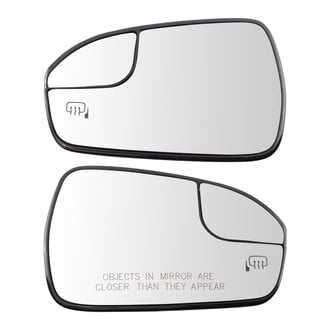 TRQ® - Driver and Passenger Side View Mirror Glass Set