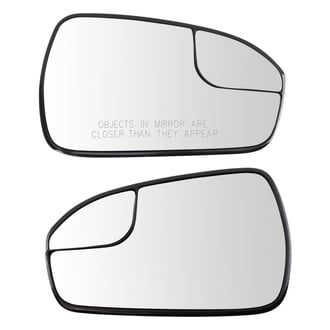 TRQ® - Driver and Passenger Side View Mirror Glass Set