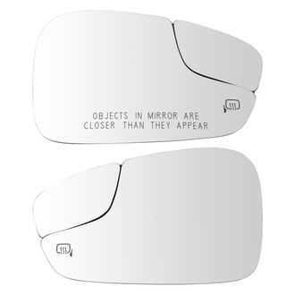 TRQ® - Driver and Passenger Side View Mirror Glass Set