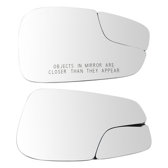 TRQ® - Driver and Passenger Side View Mirror Glass Set