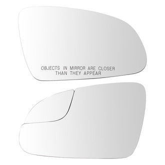 TRQ® - Driver and Passenger Side View Mirror Glass Set