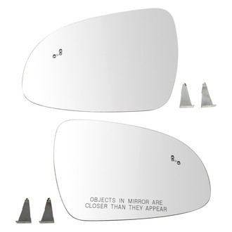 TRQ® - Driver and Passenger Side View Mirror Glass Set