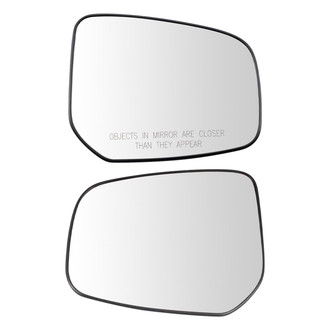 TRQ® - Driver and Passenger Side View Mirror Glass Set