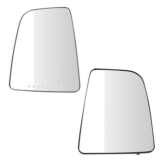 TRQ® - Driver and Passenger Side View Mirror Glass Set