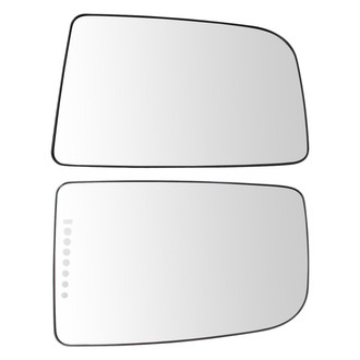 TRQ® - Driver and Passenger Side View Mirror Glass Set