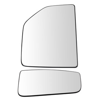TRQ® - Passenger Side View Mirror Glass Set
