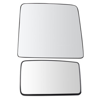 TRQ® - Passenger Side View Mirror Glass Set