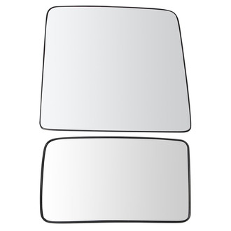 TRQ® - Passenger Side View Mirror Glass Set