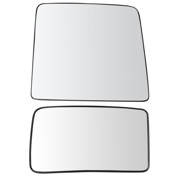 TRQ® - Passenger Side View Mirror Glass Set