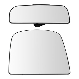 TRQ® - Passenger Side View Mirror Glass Set