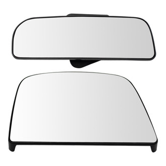 TRQ® - Passenger Side View Mirror Glass Set