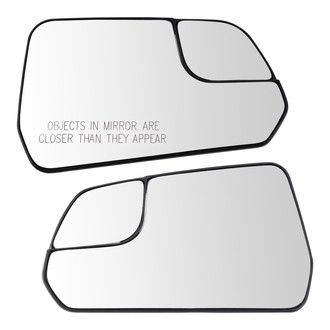 TRQ® - Driver and Passenger Side View Mirror Glass Set