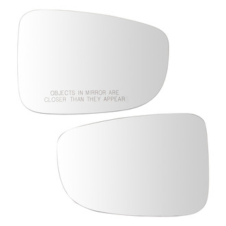 TRQ® - Driver and Passenger Side View Mirror Glass Set