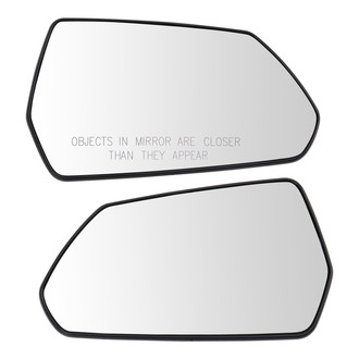 TRQ® - Driver and Passenger Side View Mirror Glass Set