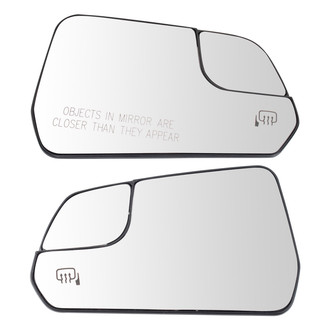 TRQ® - Driver and Passenger Side View Mirror Glass Set