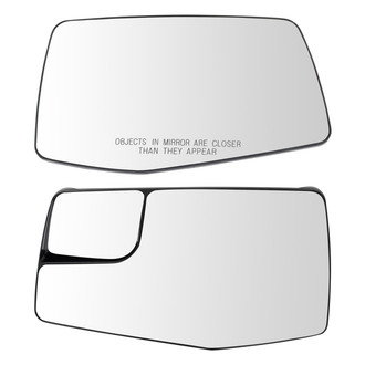 TRQ® - Driver and Passenger Side View Mirror Glass Set