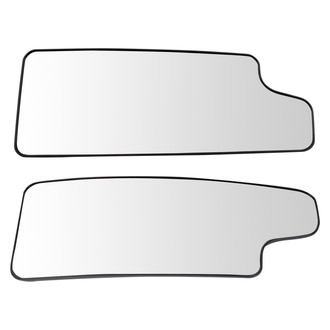 TRQ® - Driver and Passenger Side View Mirror Glass Set