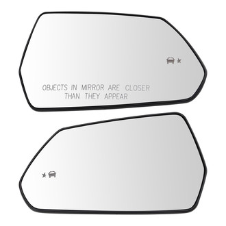 TRQ® - Driver and Passenger Side View Mirror Glass Set