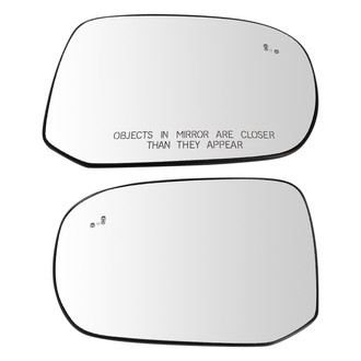 TRQ® - Driver and Passenger Side View Mirror Glass Set