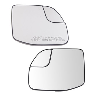 TRQ® - Driver and Passenger Side View Mirror Glass Set