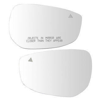 TRQ® - Driver and Passenger Side View Mirror Glass Set