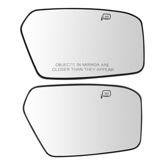 TRQ® - Driver and Passenger Side View Mirror Glass Set