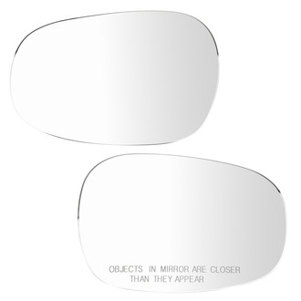 TRQ® - Driver and Passenger Side View Mirror Glass Set