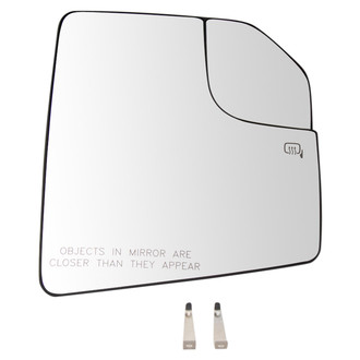 TRQ® - Passenger Side View Mirror Glass (Heated)