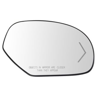 TRQ® - Passenger Side View Mirror Glass (Heated)