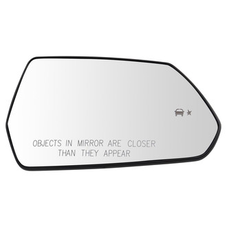 TRQ® - Passenger Side View Mirror Glass