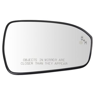 TRQ® - Passenger Side View Mirror Glass
