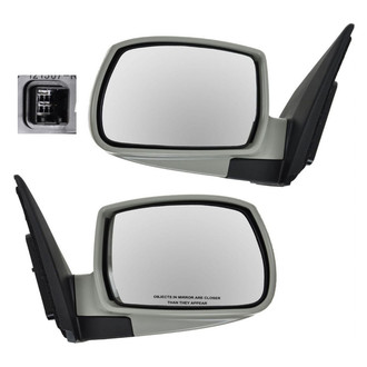 TRQ® - Power Side View Mirror Set (Heated, Foldaway)