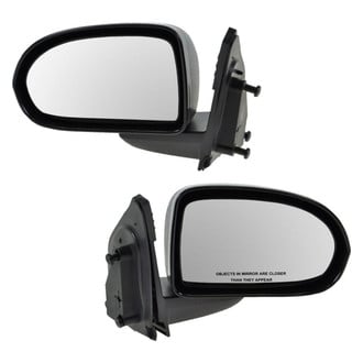 TRQ® - Driver and Passenger Side Manual View Mirrors