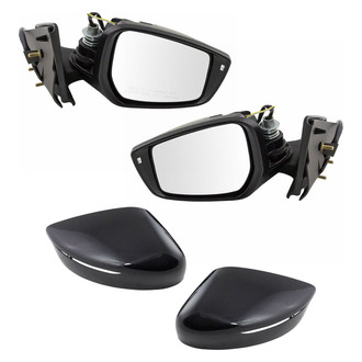 TRQ® - Power Side View Mirror Set (Non-Heated, Foldaway)