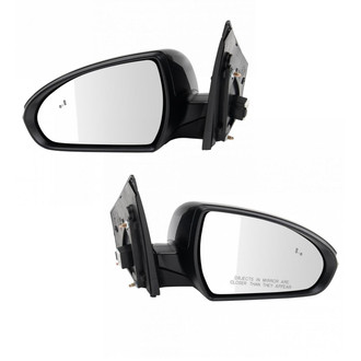 TRQ® - Power Heated Power-Foldaway Side View Mirror Set