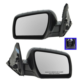 TRQ® - Power Heated Foldaway Side View Mirror Set