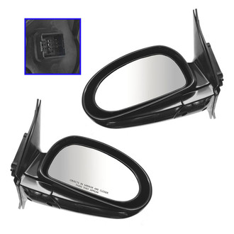 TRQ® - Driver and Passenger Side Power View Mirrors (Heated)