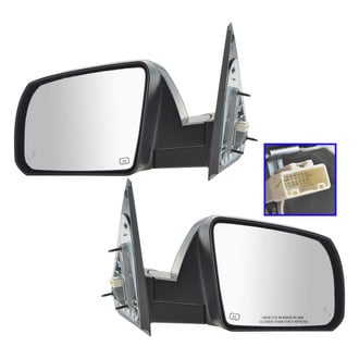 TRQ® MRA04373 - Driver and Passenger Side Power View Mirrors (Heated)