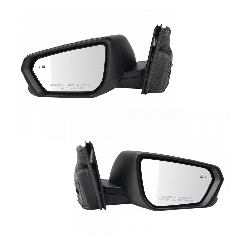 TRQ® MRA04396 Driver and Passenger Side View Mirrors (Heated, Foldaway)
