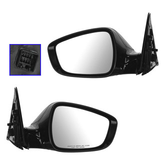 TRQ® - Power Heated Foldaway Side View Mirror Set