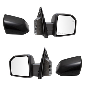 TRQ® - Power Heated Power-Foldaway Side View Mirror Set