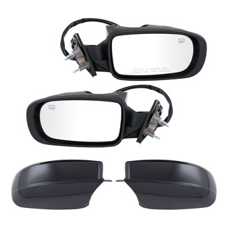 TRQ® - Driver and Passenger Side Power View Mirror Set (Heated, Foldaway)