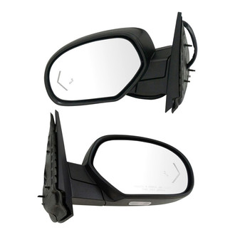 TRQ® - Driver and Passenger Side Power View Mirrors (Heated, Foldaway)