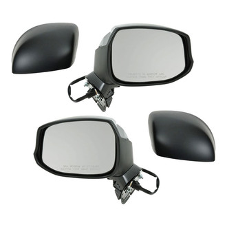 TRQ® - Driver and Passenger Side Power View Mirror Set (Heated, Foldaway)