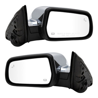 TRQ® - Driver and Passenger Side Power View Mirrors (Heated)