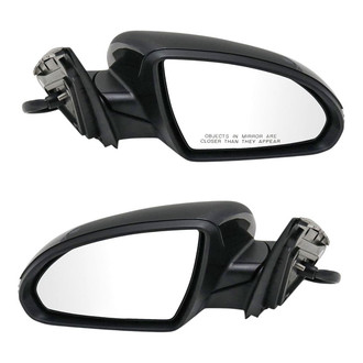 TRQ® - Driver and Passenger Side Power View Mirror Set (Heated, Foldaway)